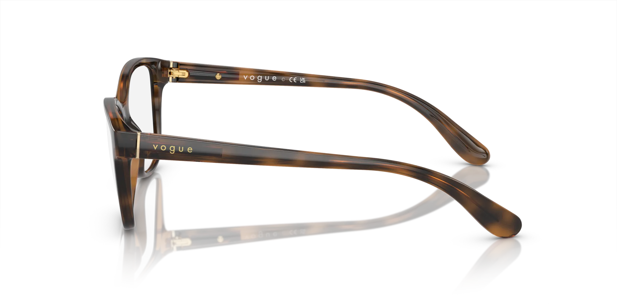 VOGUE EYEWEAR VO2998 2386 Montature da vista Iniettato Tartaruga Trasparente Cat Eye Normale - immagine 4