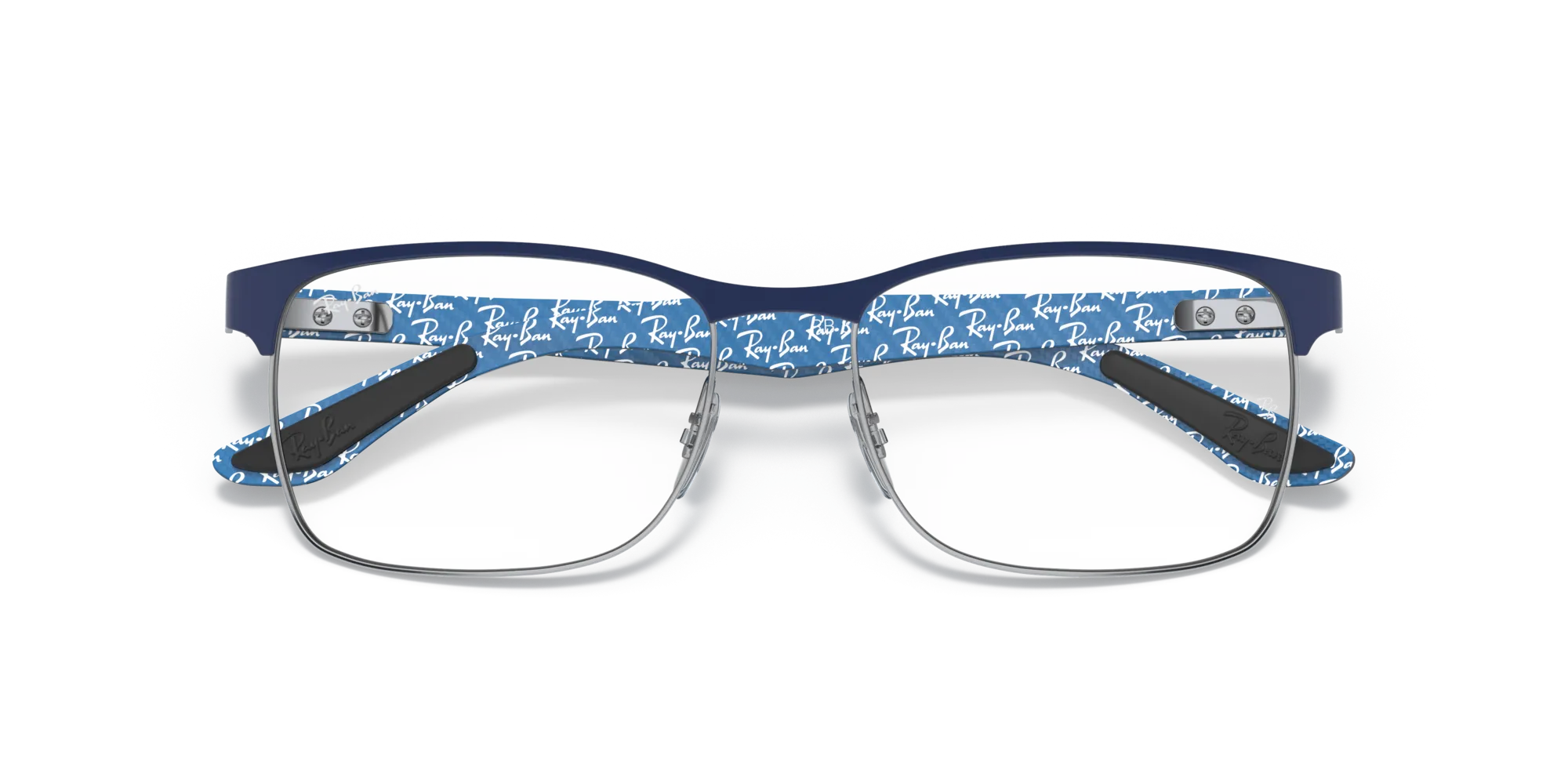 Ray - Ban RX8416 3016 Montature da vista Metallo Blu Trasparente Squadrata Normale - immagine 2