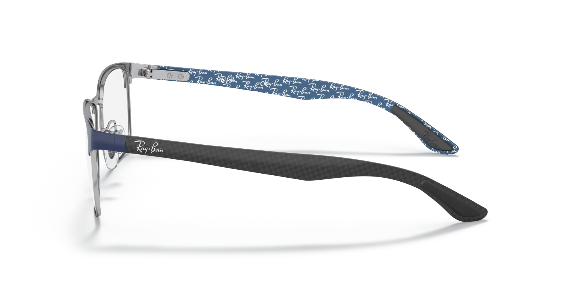 Ray - Ban RX8416 3016 Montature da vista Metallo Blu Trasparente Squadrata Normale - immagine 4