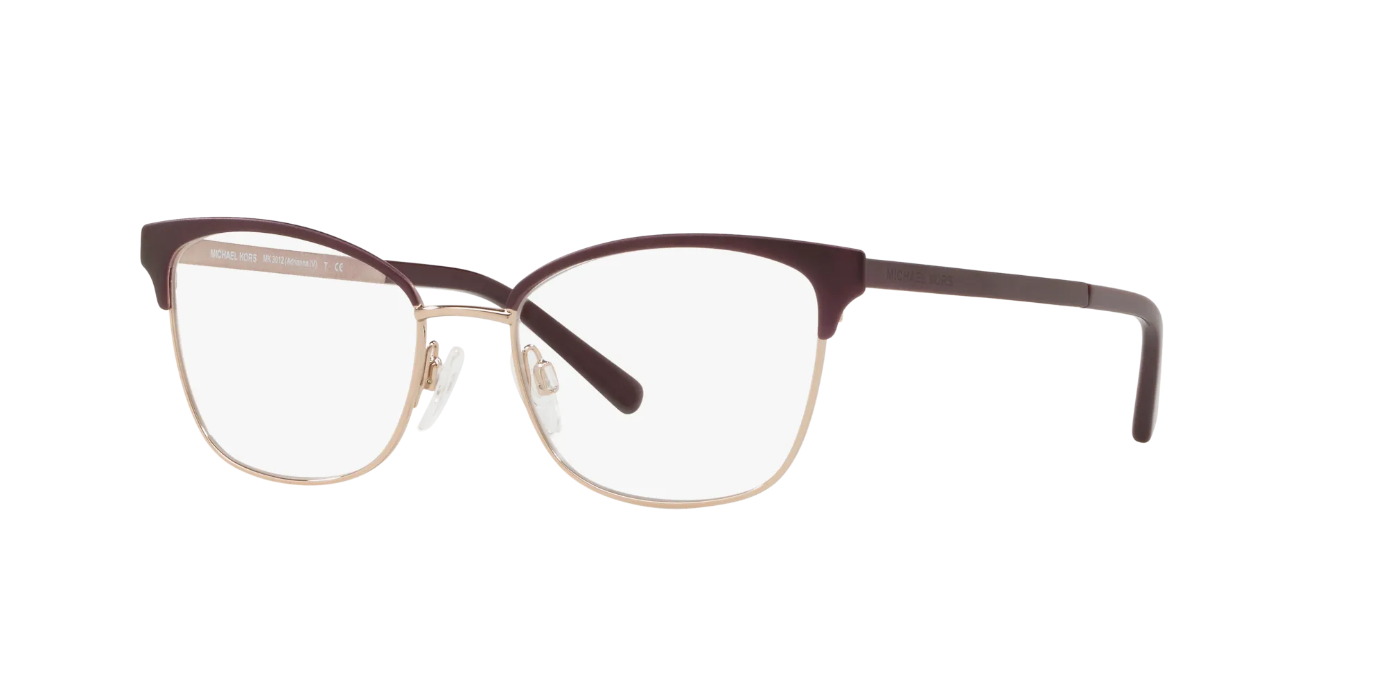 Michael Kors MK3012 ADRIANNA IV 1108 Montature da vista Metallo Marrone Cat Eye Normale - immagine 1