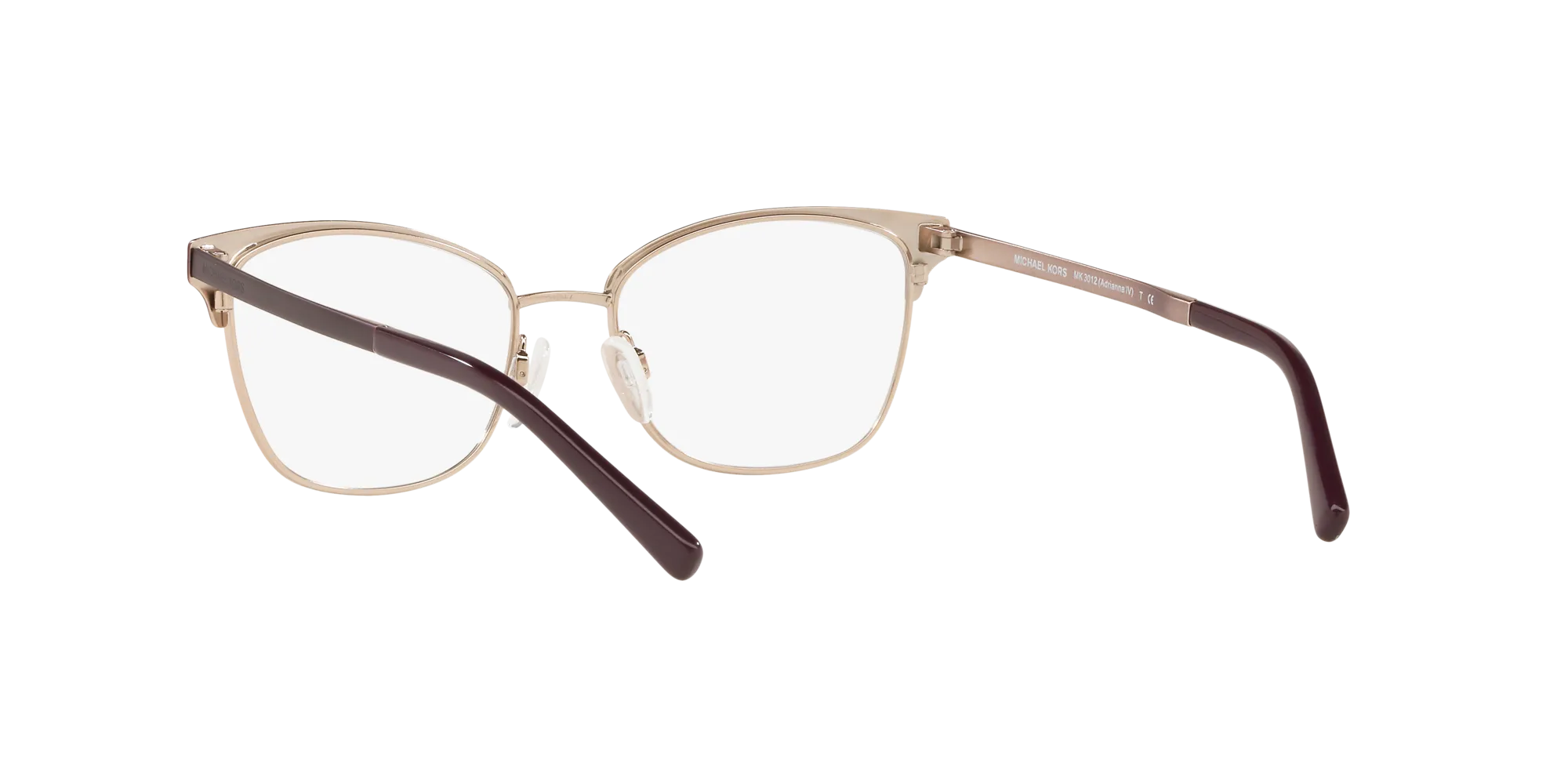 Michael Kors MK3012 ADRIANNA IV 1108 Montature da vista Metallo Marrone Cat Eye Normale - immagine 4