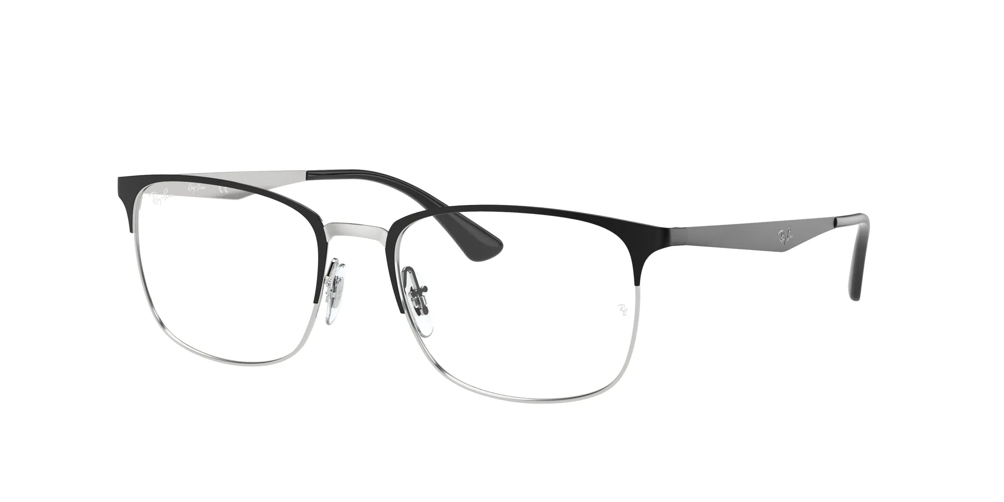 Ray - Ban RX6421 2997 Montature da vista Metallo Nero Trasparente Squadrata Normale - immagine 1
