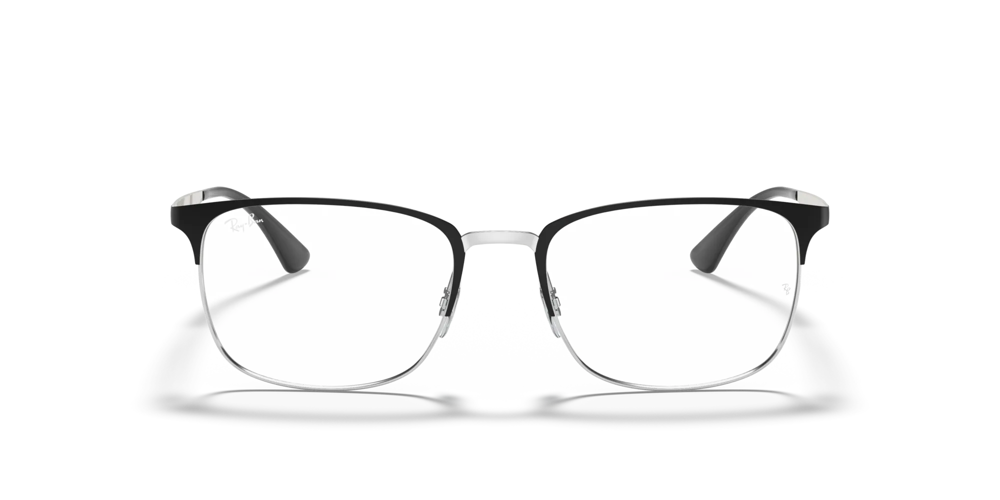 Ray - Ban RX6421 2997 Montature da vista Metallo Nero Trasparente Squadrata Normale - immagine 3