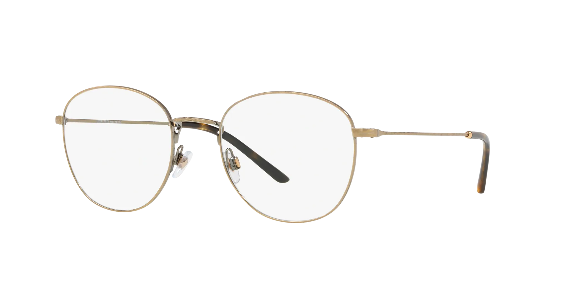 Giorgio Armani AR5082 3198 Montature da vista Acciaio Oro Rotonda Normale - immagine 1