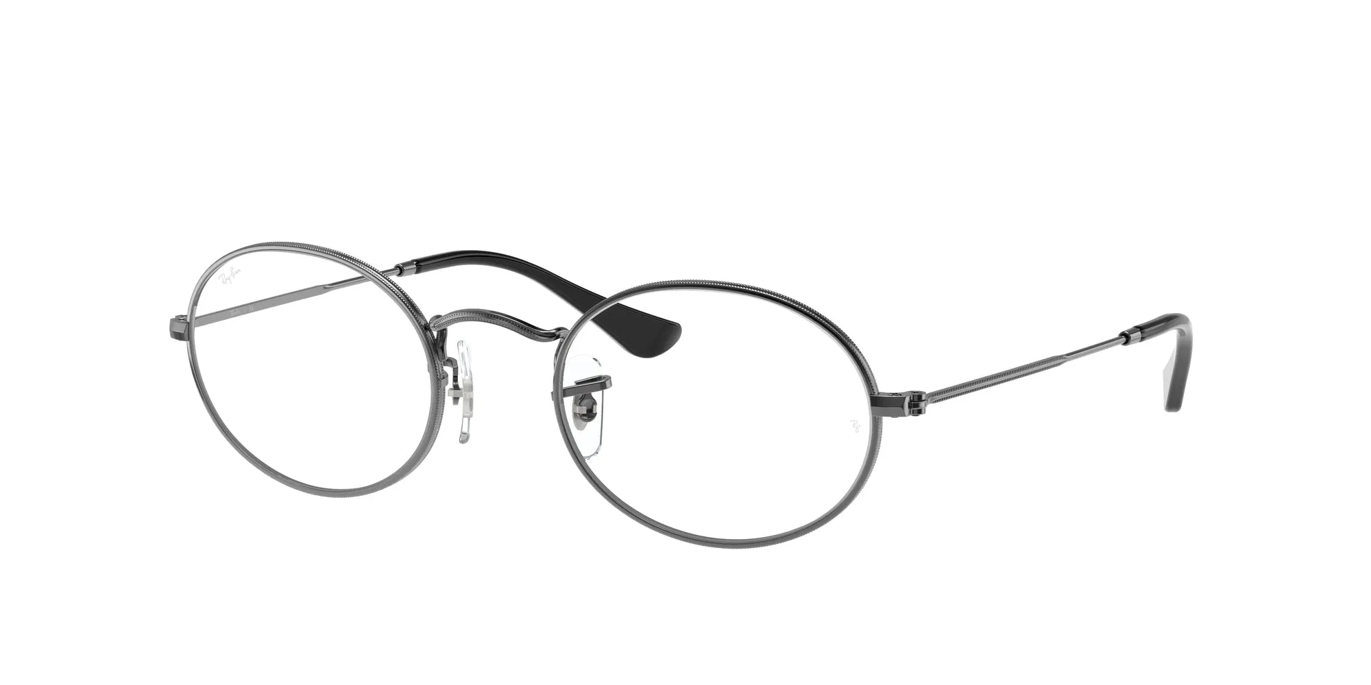 Ray - Ban RX3547V OVAL 2502 Montature da vista Metallo Grigio Trasparente Rotonda Normale - immagine 1
