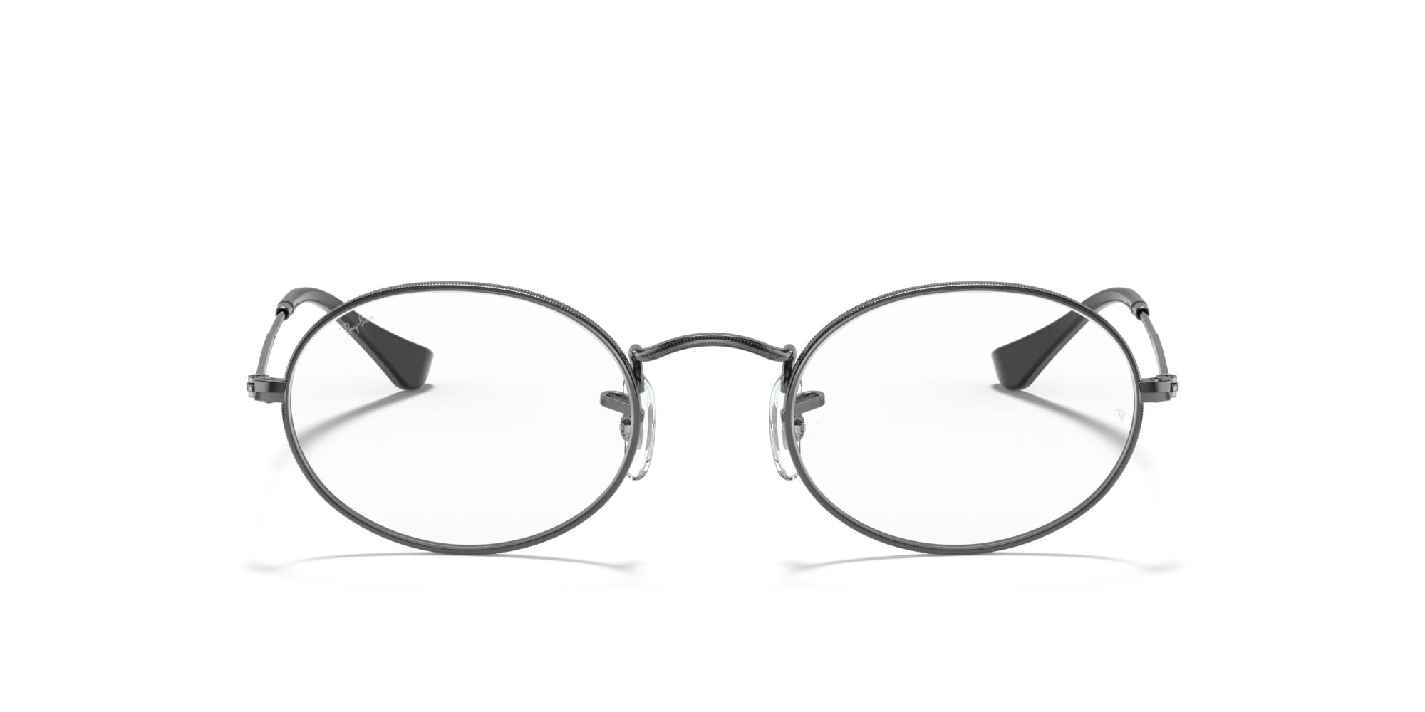 Ray - Ban RX3547V OVAL 2502 Montature da vista Metallo Grigio Trasparente Rotonda Normale - immagine 3