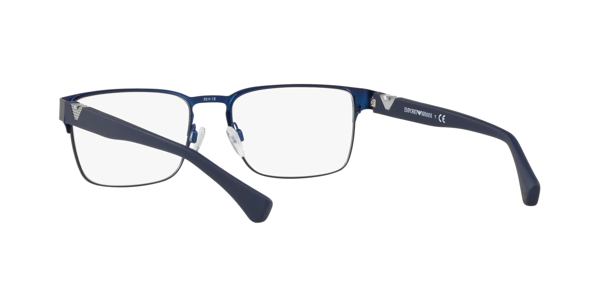 Emporio Armani EA1027 3100 Montature da vista Metallo Blu Squadrata Normale - immagine 4