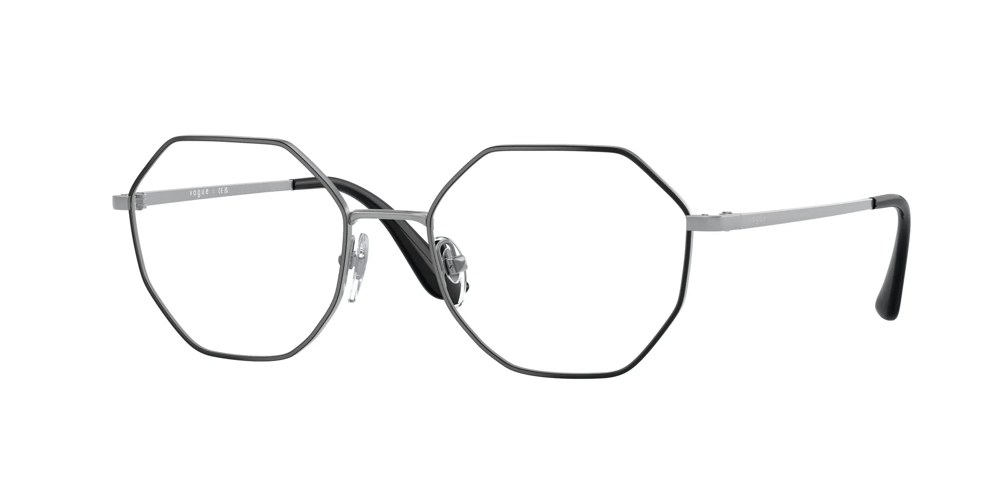 VOGUE EYEWEAR VO4094 323 Montature da vista Metallo Nero Geometrica - immagine 1
