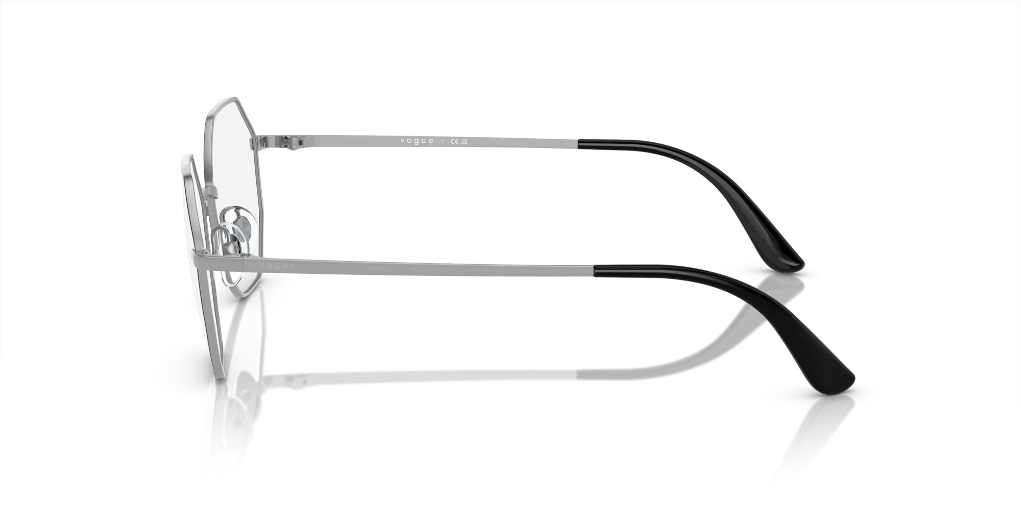 VOGUE EYEWEAR VO4094 323 Montature da vista Metallo Nero Geometrica - immagine 4