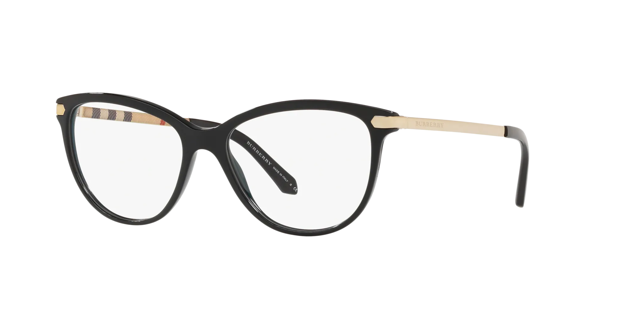 Burberry BE2280 3001 Montature da vista Acetato Nero Squadrata Normale - immagine 1