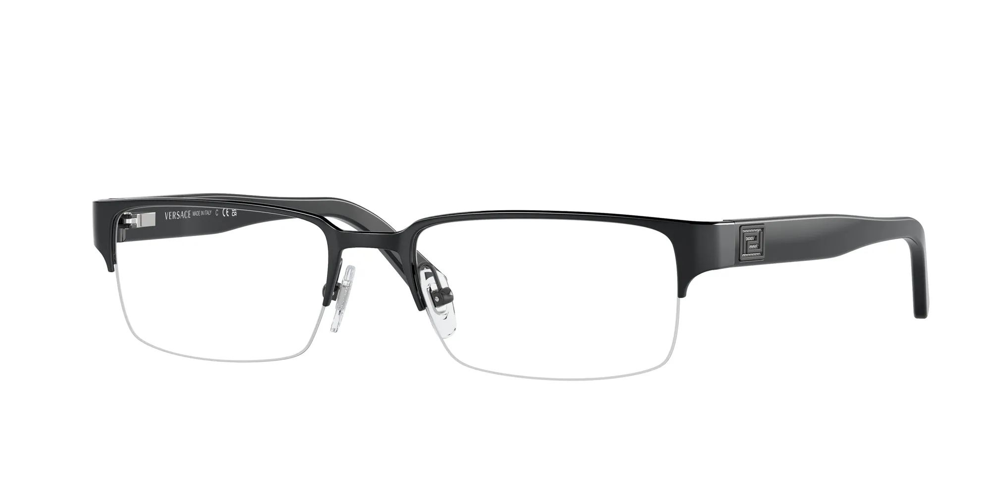 Versace VE1184 1261 Montature da vista Metallo Nero Squadrata Normale - immagine 1