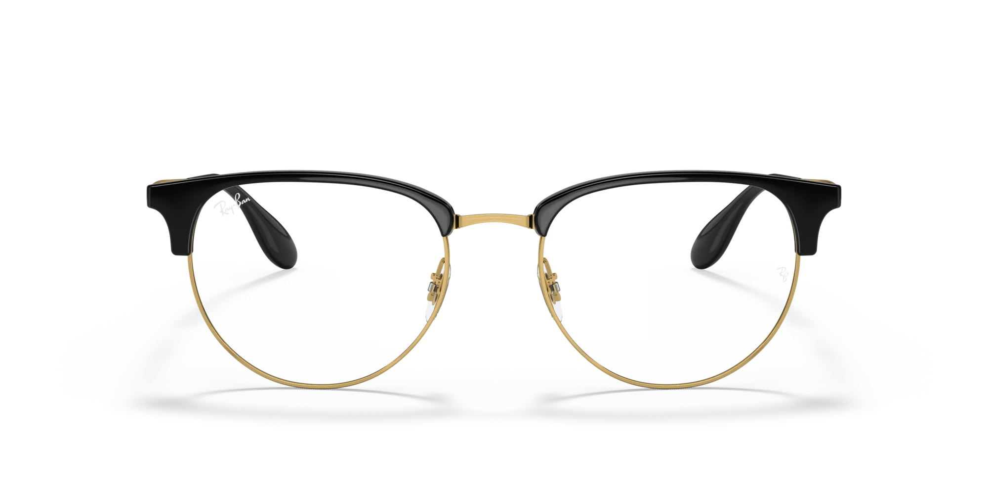 Ray - Ban RX6396 5784 Montature da vista Metallo Nero Trasparente Pantos Normale - immagine 3