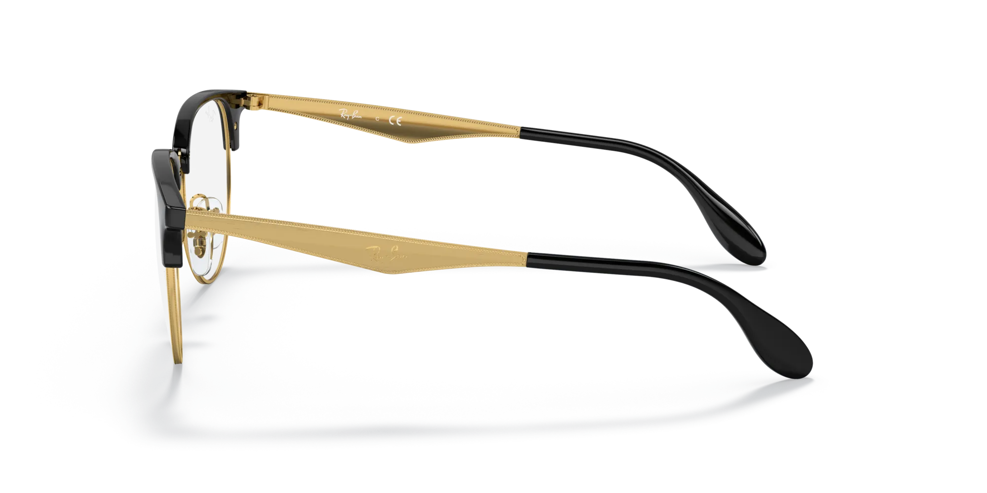Ray - Ban RX6396 5784 Montature da vista Metallo Nero Trasparente Pantos Normale - immagine 4