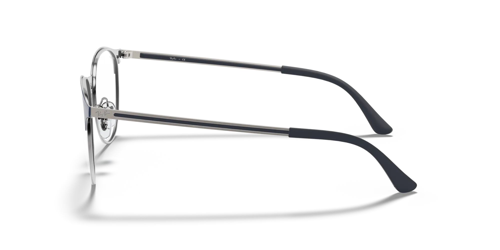 Ray - Ban RX6375 2981 Montature da vista Metallo Blu Trasparente Pantos Normale - immagine 4