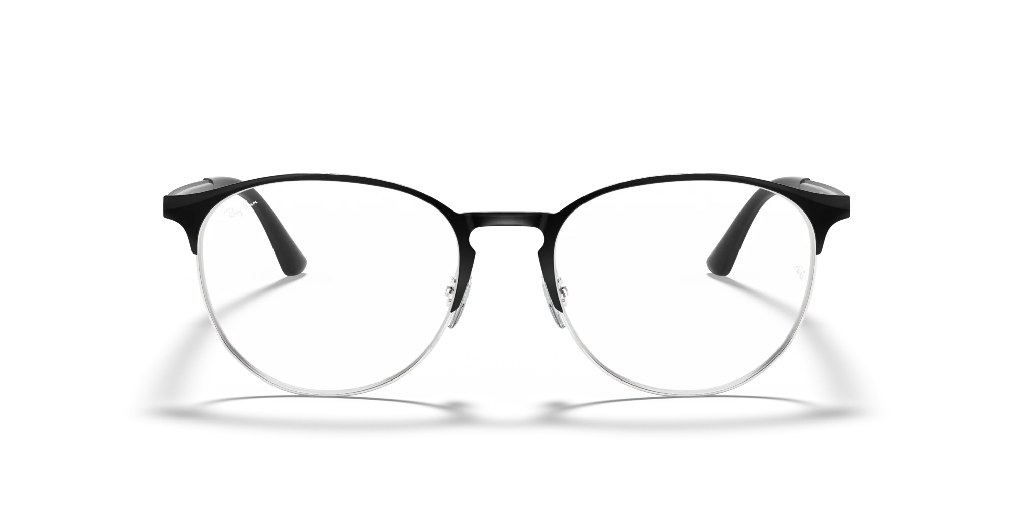 Ray - Ban RX6375 2861 Montature da vista Metallo Nero Trasparente Pantos Normale - immagine 3