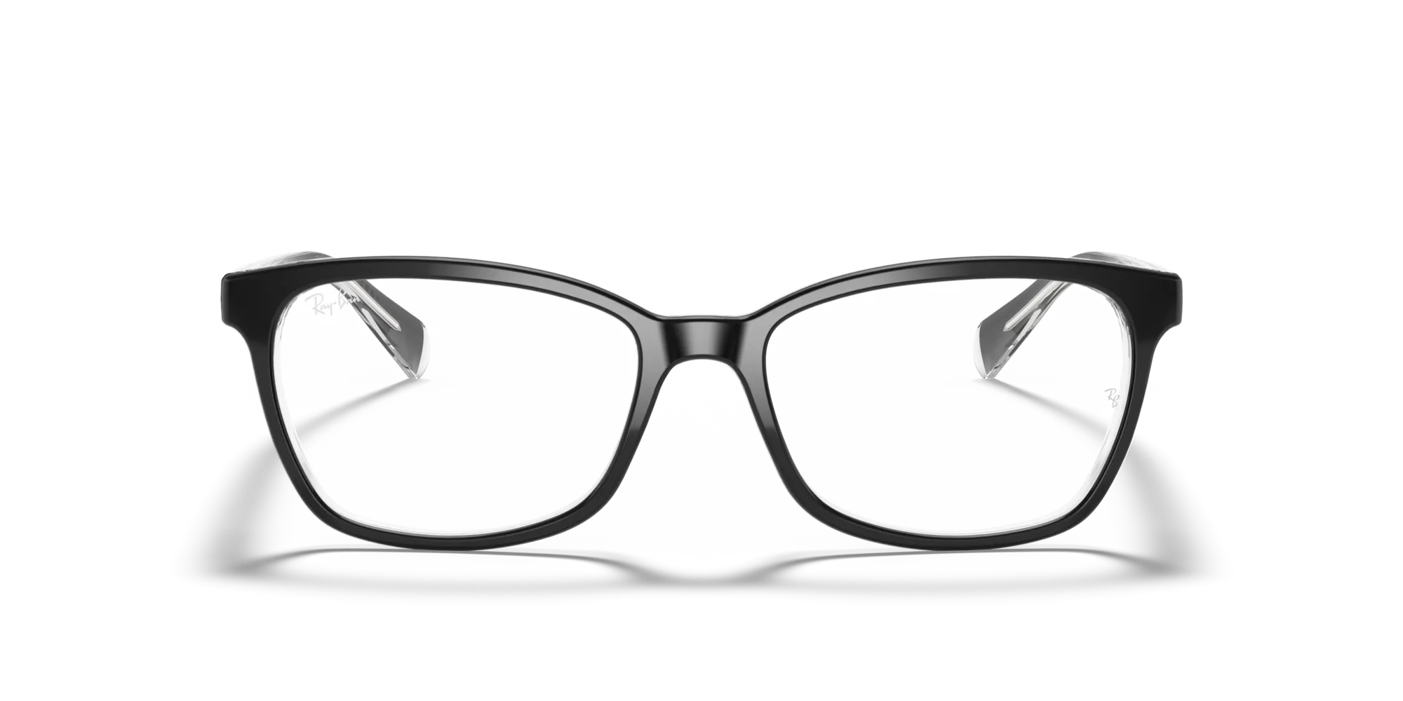 Ray - Ban RX5362 2034 Montature da vista Acetato Nero Trasparente Farfalla Normale - immagine 3