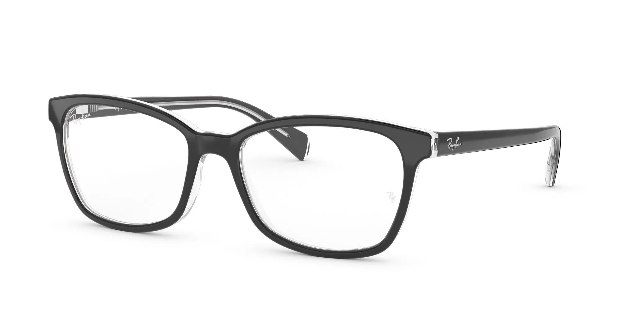 Ray - Ban RX5362 2034 Montature da vista Acetato Nero Trasparente Farfalla Normale - immagine 1