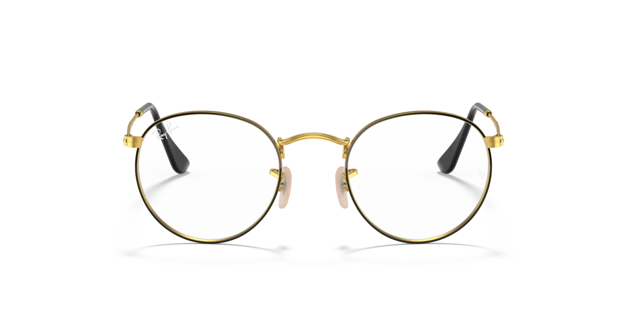 Ray - Ban RX3447V ROUND METAL 2991 Montature da vista Metallo Nero Trasparente Rotonda Normale - immagine 3