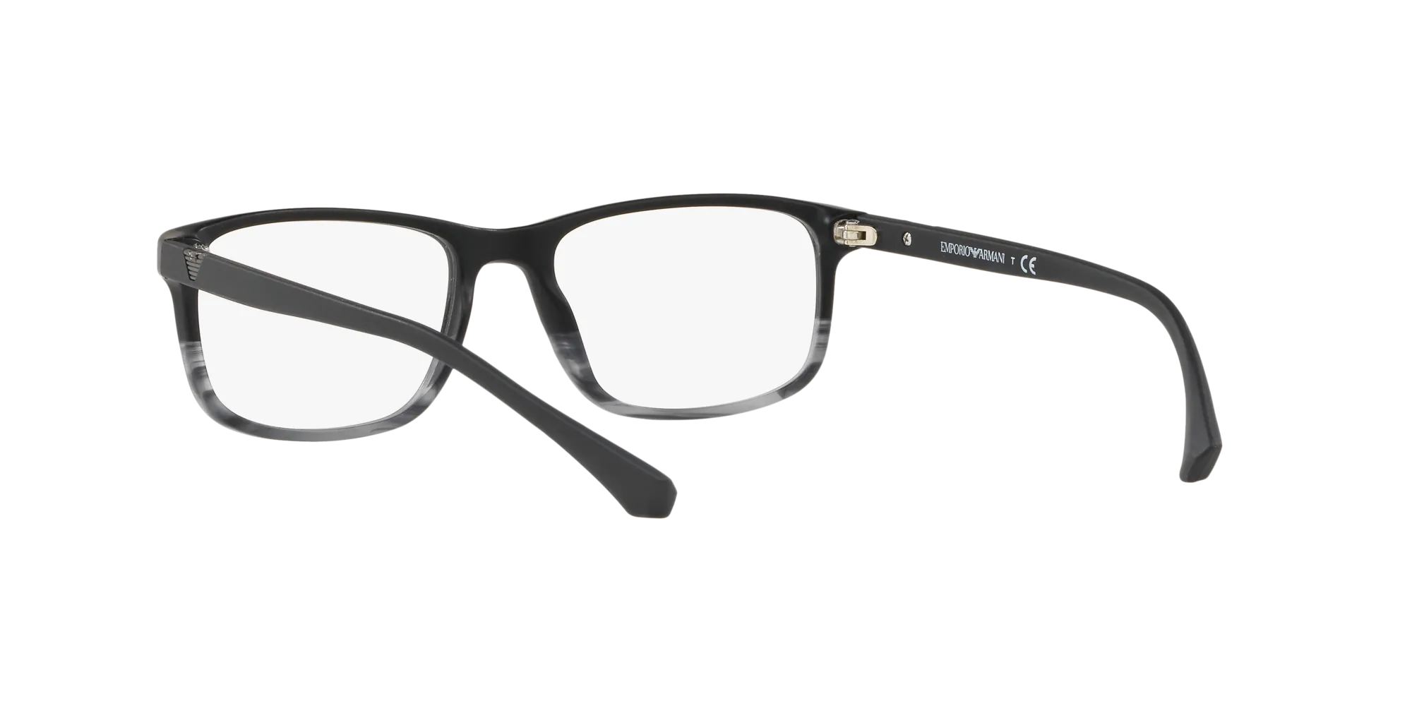 Emporio Armani EA3098 5566 Montature da vista Acetato Nero Squadrata Normale - immagine 4