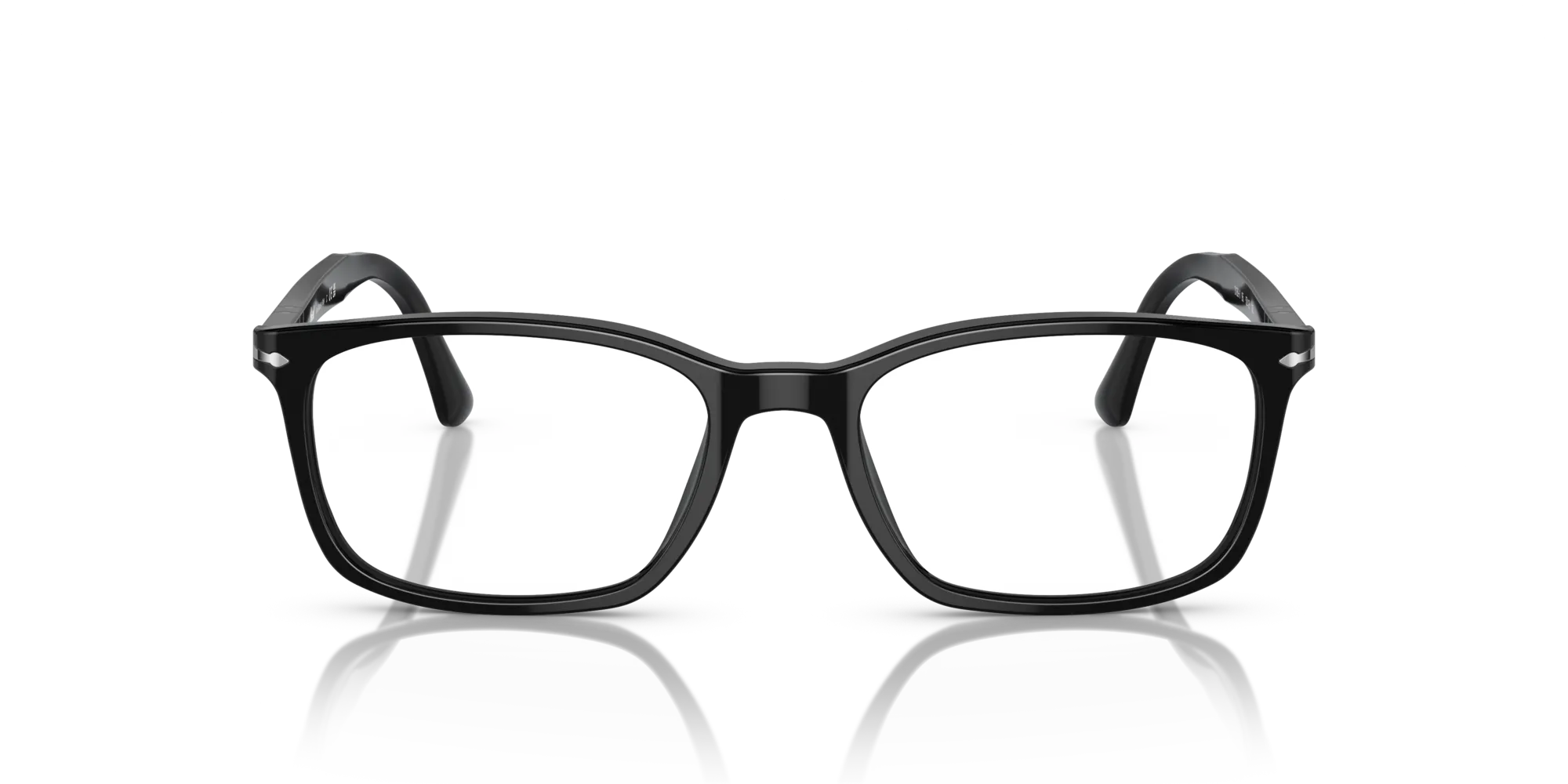 Persol PO3189V 95 Montature da vista Acetato Nero Trasparente Squadrata Normale - immagine 3