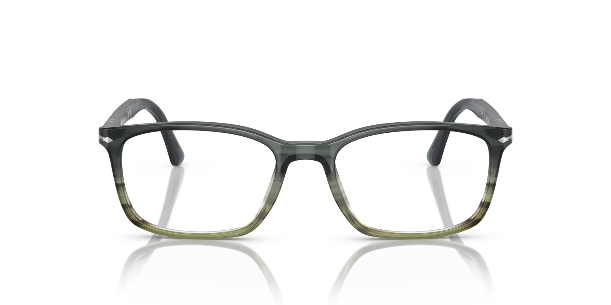 Persol PO3189V 1012 Montature da vista Acetato Grigio Trasparente Squadrata Normale - immagine 3