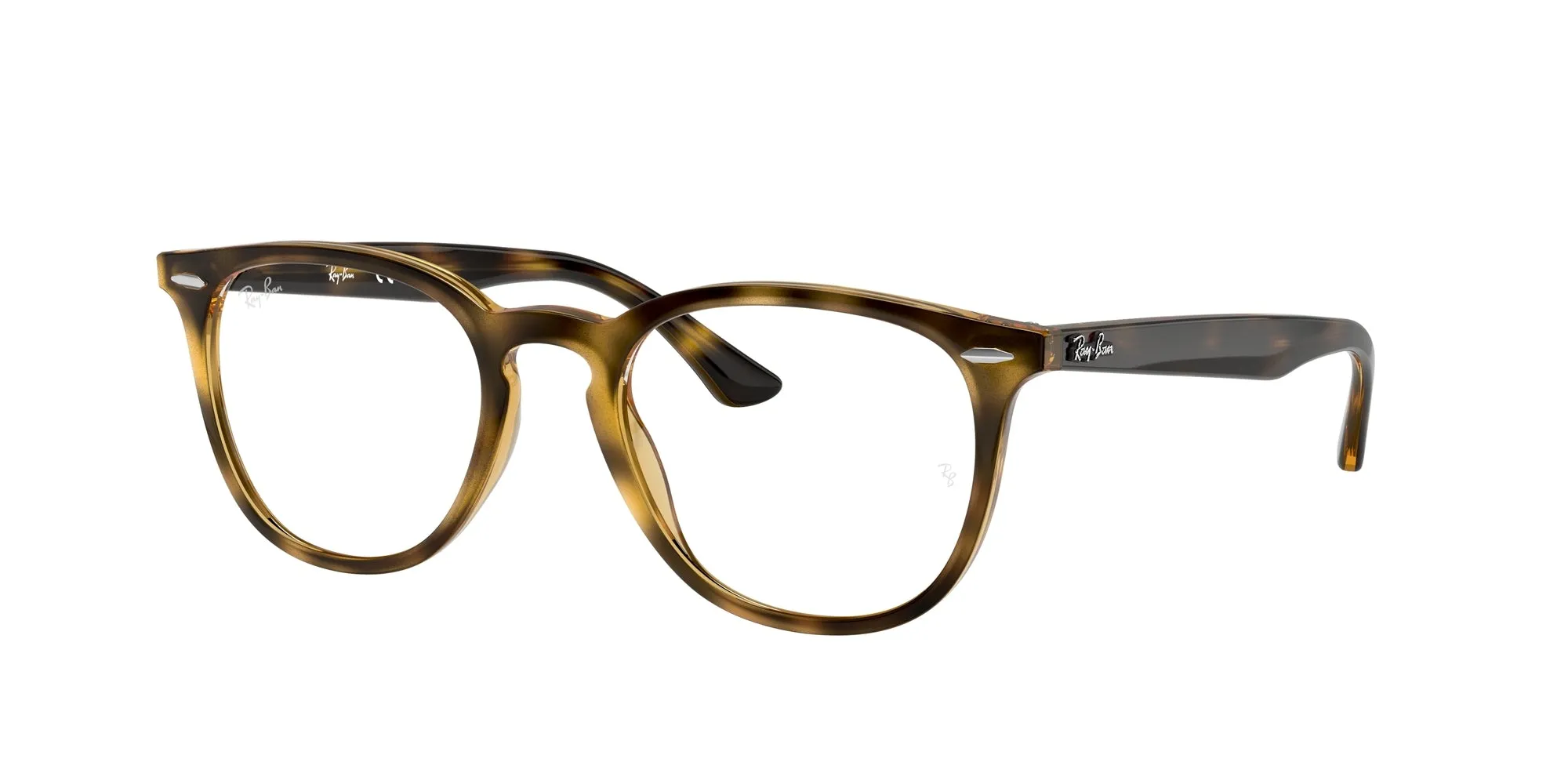 Ray - Ban RX7159 2012 Montature da vista Acetato Tartaruga Trasparente Pantos Normale - immagine 1