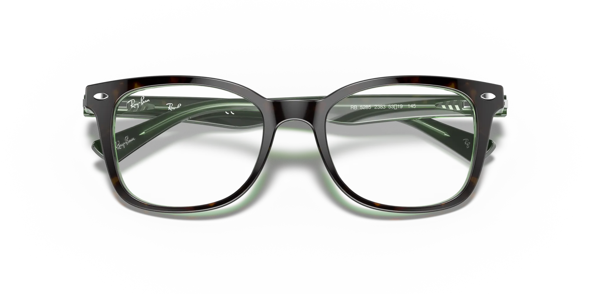 Ray - Ban RX5285 2383 Montature da vista Acetato Marrone Trasparente Farfalla Normale - immagine 2