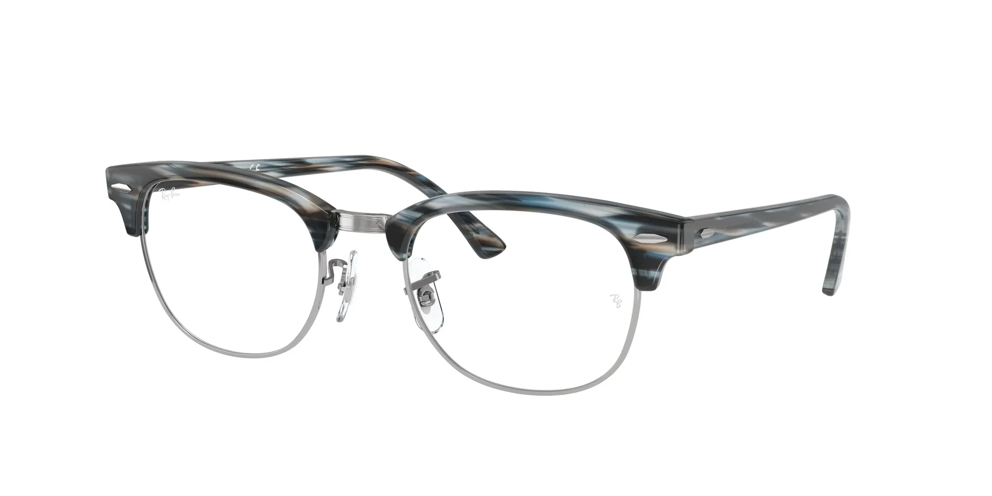 Ray - Ban RX5154 CLUBMASTER 5750 Montature da vista Acetato Blu Trasparente Squadrata Normale - immagine 1