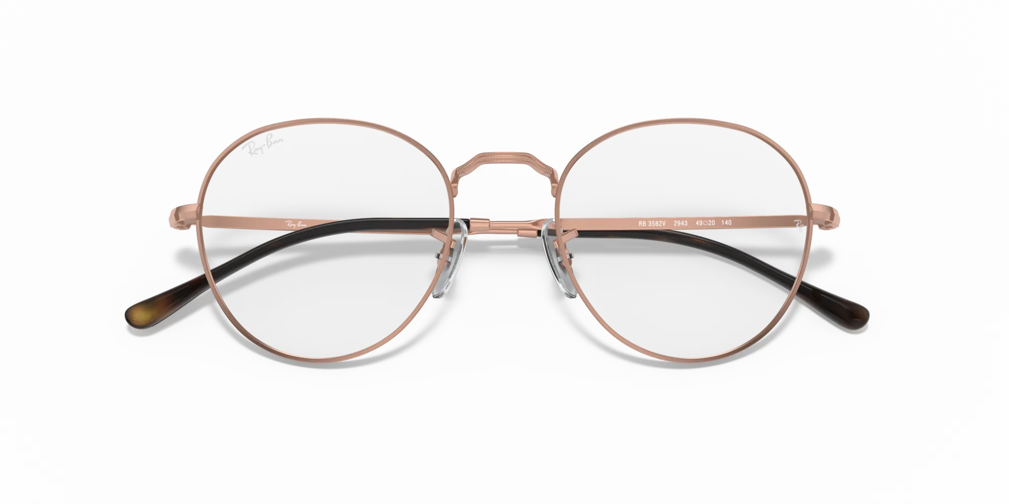 Ray - Ban RX3582V DAVID 2943 Montature da vista Metallo Bronzo Trasparente Pantos Normale - immagine 2