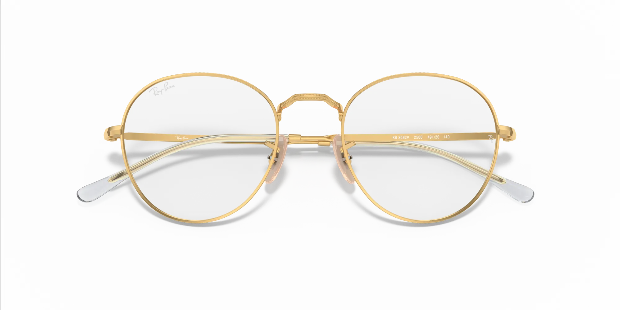 Ray - Ban RX3582V DAVID 2500 Montature da vista Metallo Oro Trasparente Pantos Normale - immagine 2