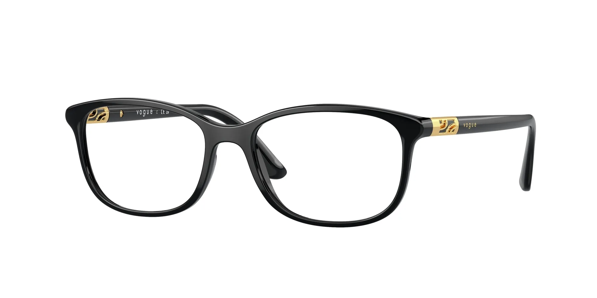 VOGUE EYEWEAR VO5163 W44 Montature da vista Iniettato Nero Pillow Normale - immagine 1
