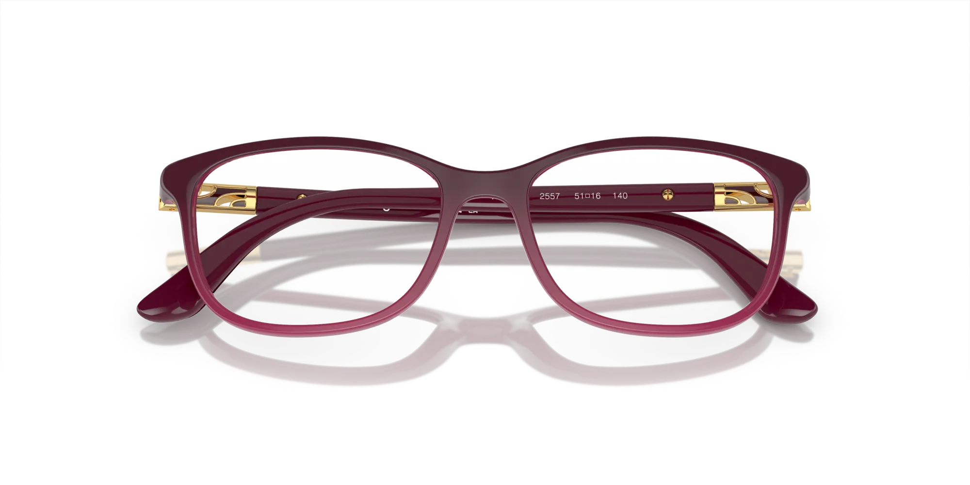 VOGUE EYEWEAR VO5163 2557 Montature da vista Iniettato Viola Pillow Normale - immagine 2