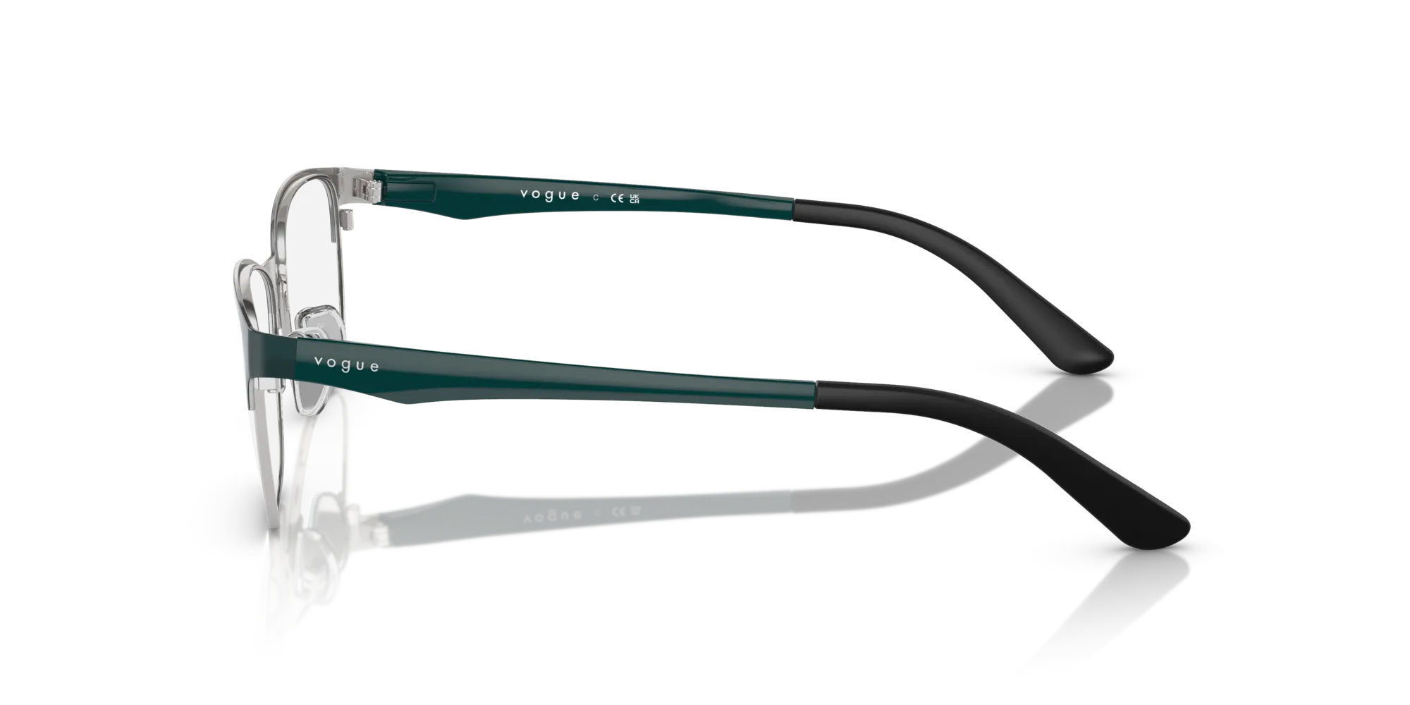 VOGUE EYEWEAR VO3940 5068 Montature da vista Metallo Verde Squadrata - immagine 4
