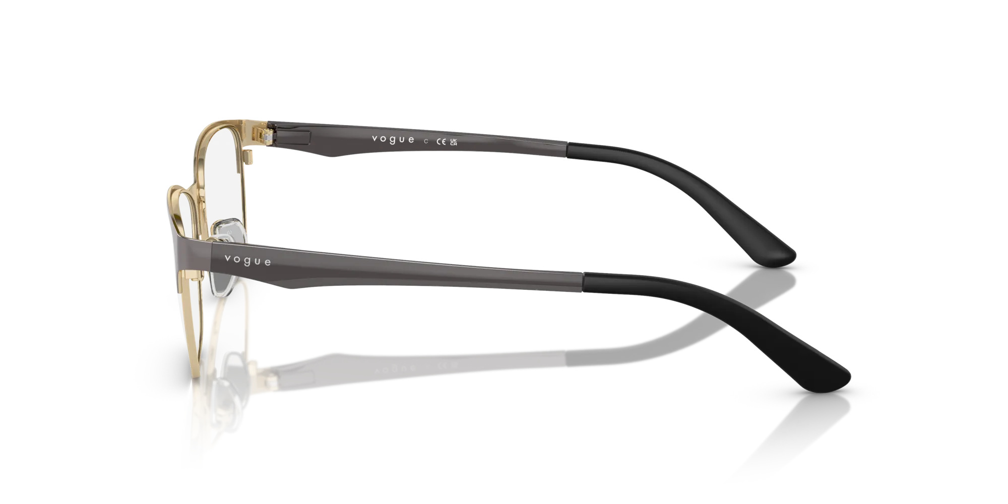 VOGUE EYEWEAR VO3940 5061 Montature da vista Metallo Grigio Squadrata - immagine 4