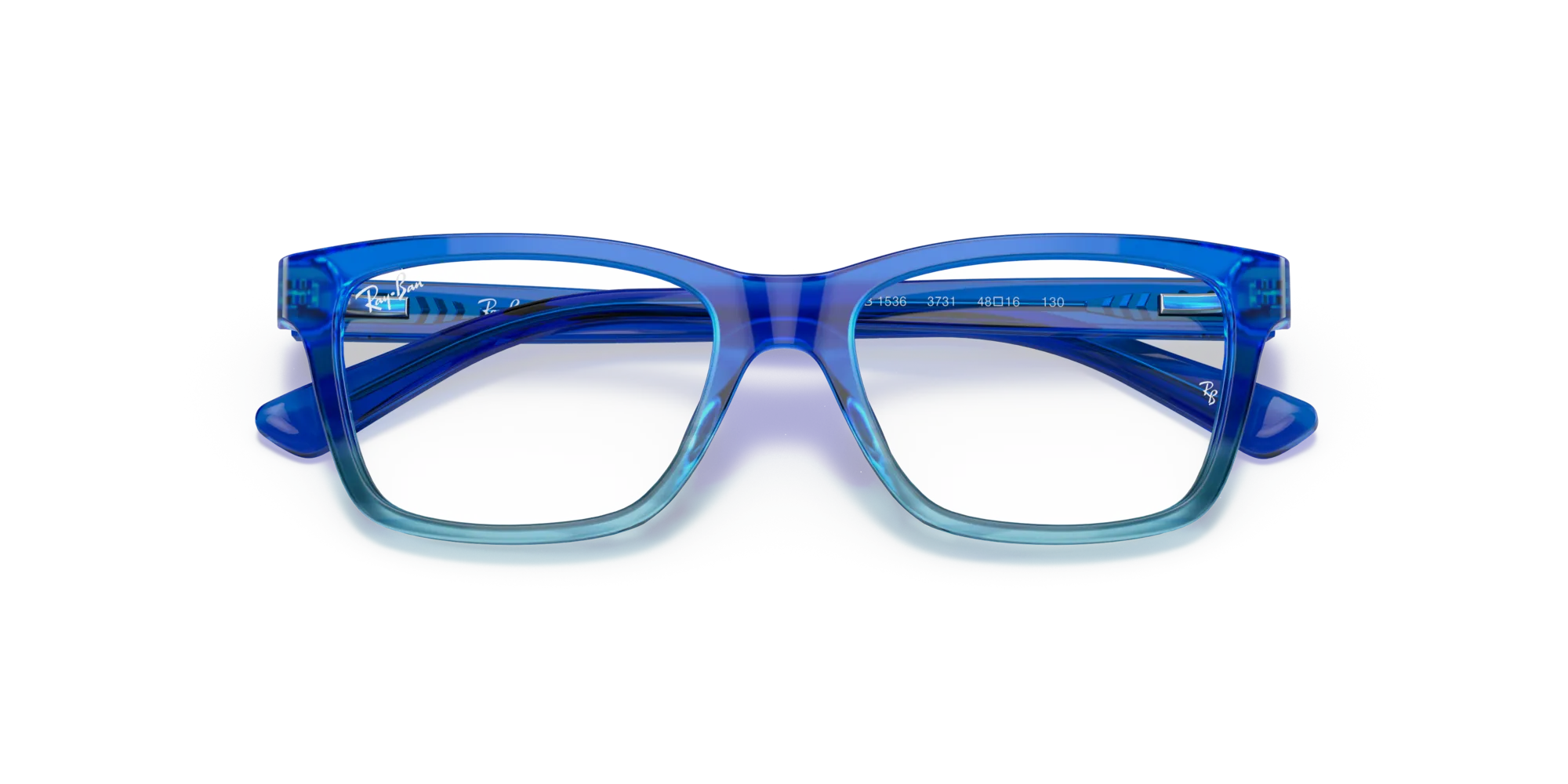 Ray - Ban RY1536 3731 Montature da vista bambino Plastica Blu Squadrata - immagine 2