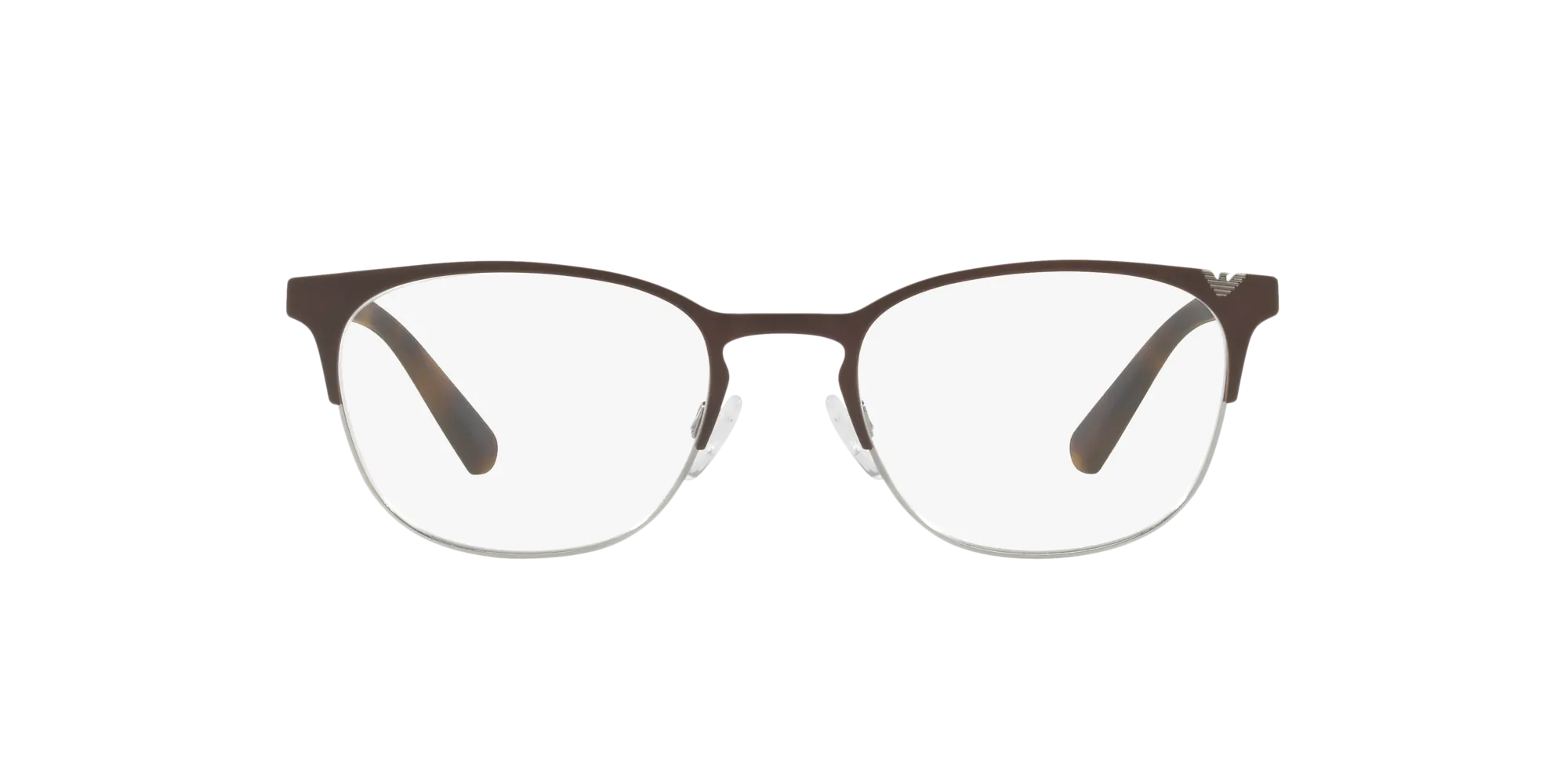 Emporio Armani EA1059 3179 Montature da vista Metallo Marrone Rotonda Normale - immagine 2