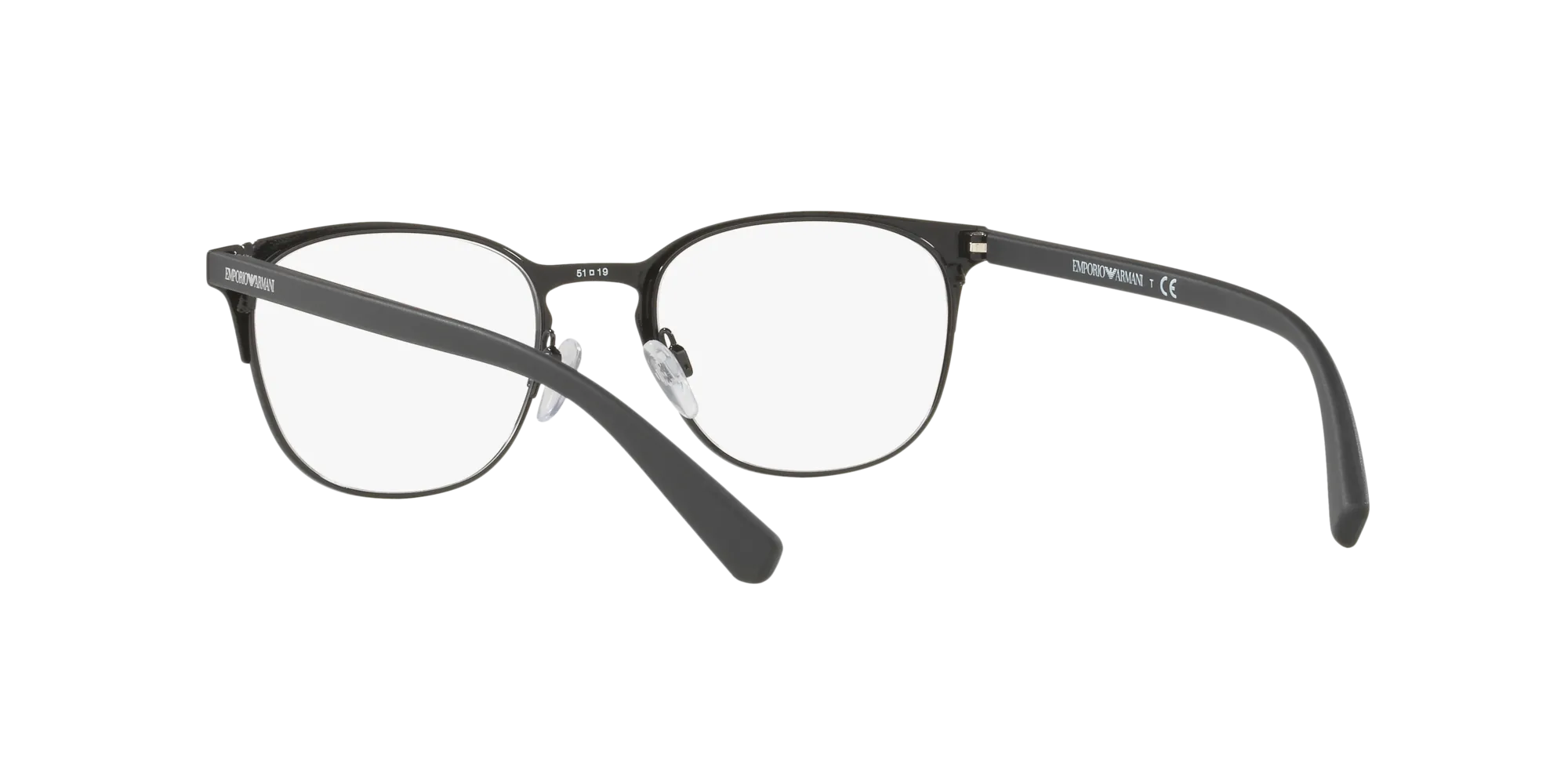 Emporio Armani EA1059 3001 Montature da vista Metallo Nero Rotonda Normale - immagine 4