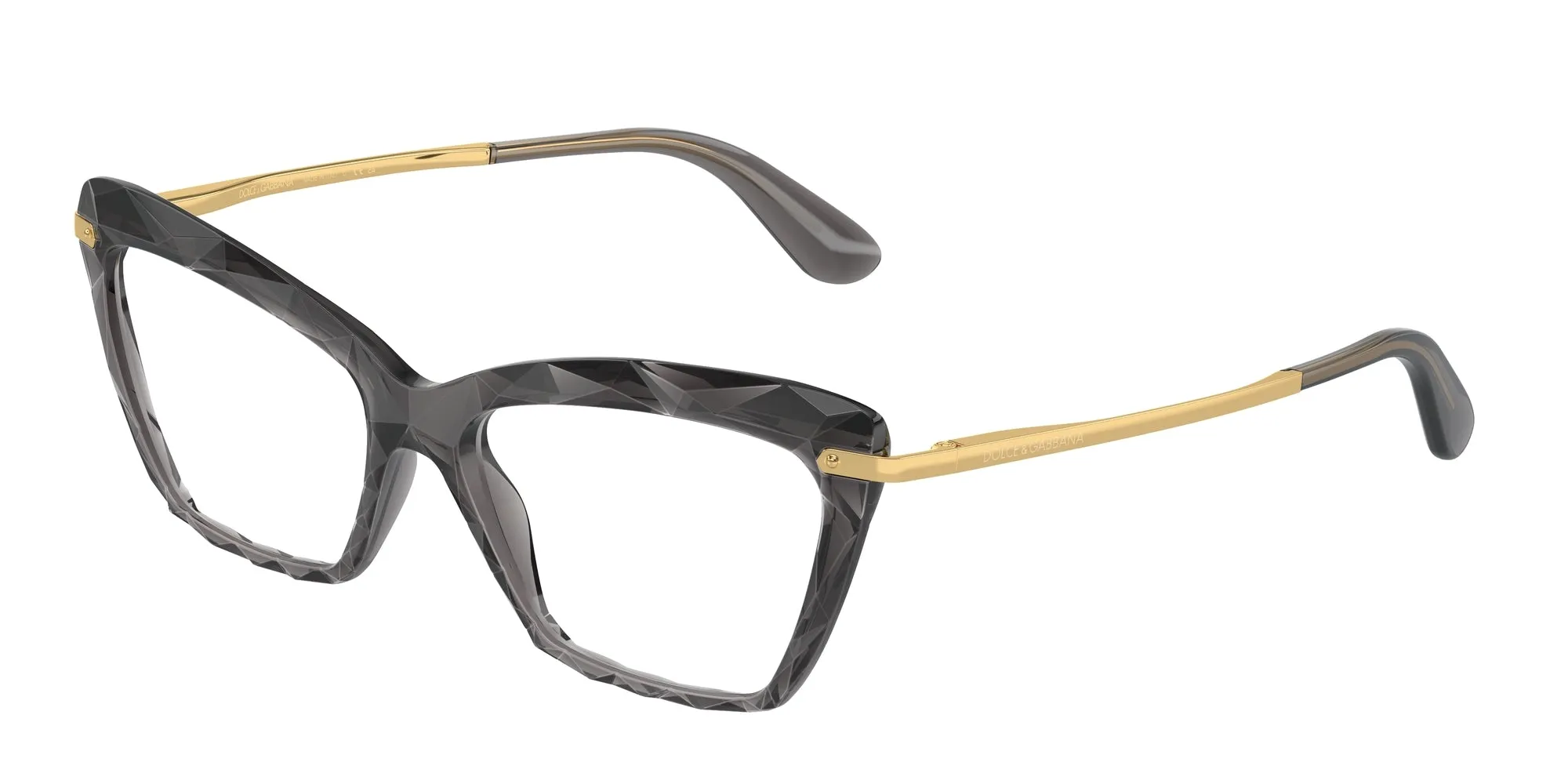 Dolce & Gabbana DG5025 504 Montature da vista Nylon Grigio Cat Eye Normale - immagine 1