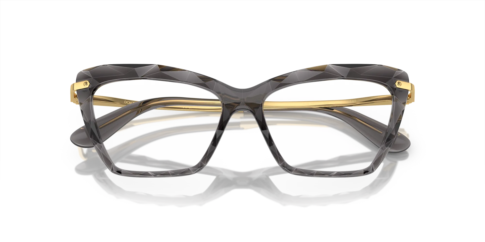 Dolce & Gabbana DG5025 504 Montature da vista Nylon Grigio Cat Eye Normale - immagine 2