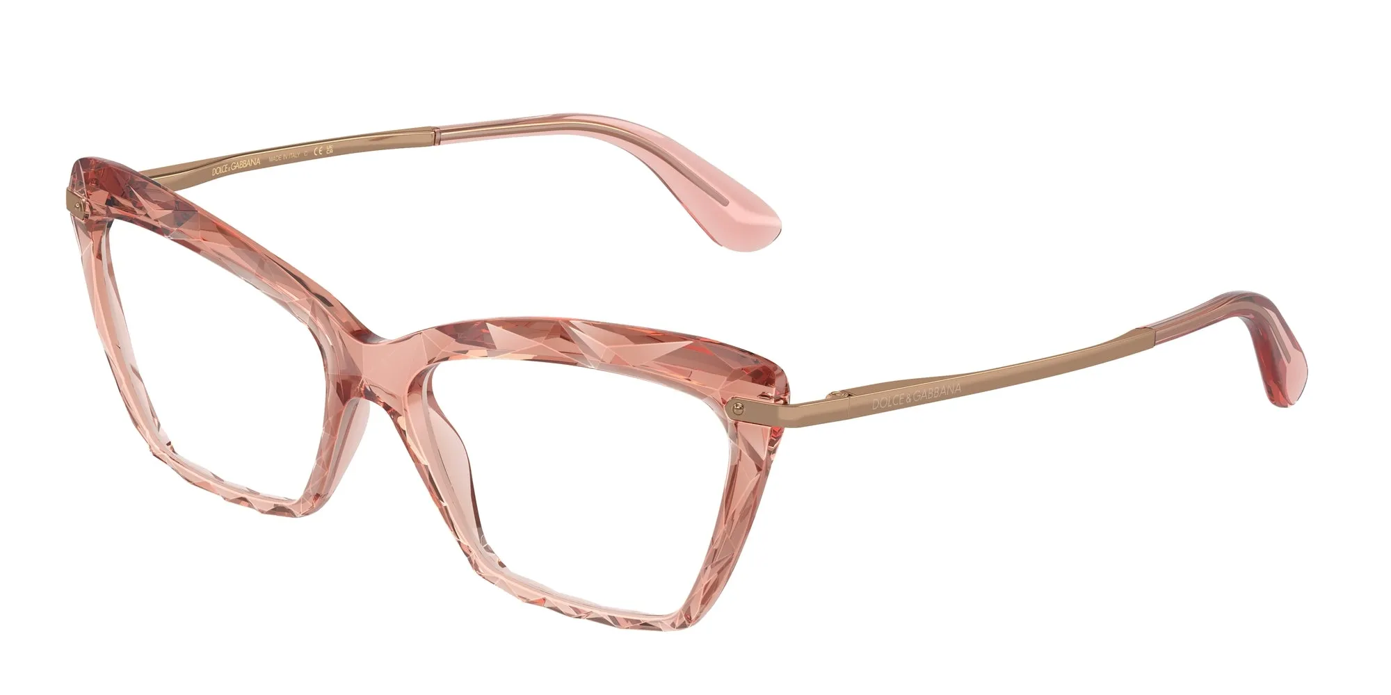 Dolce & Gabbana DG5025 3148 Montature da vista Nylon Rosa Cat Eye Normale - immagine 1