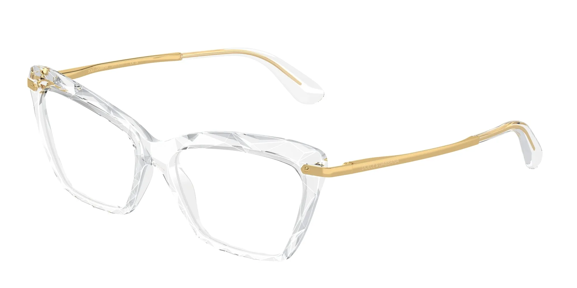 Dolce & Gabbana DG5025 3133 Montature da vista Nylon Trasparente Cat Eye Normale - immagine 1