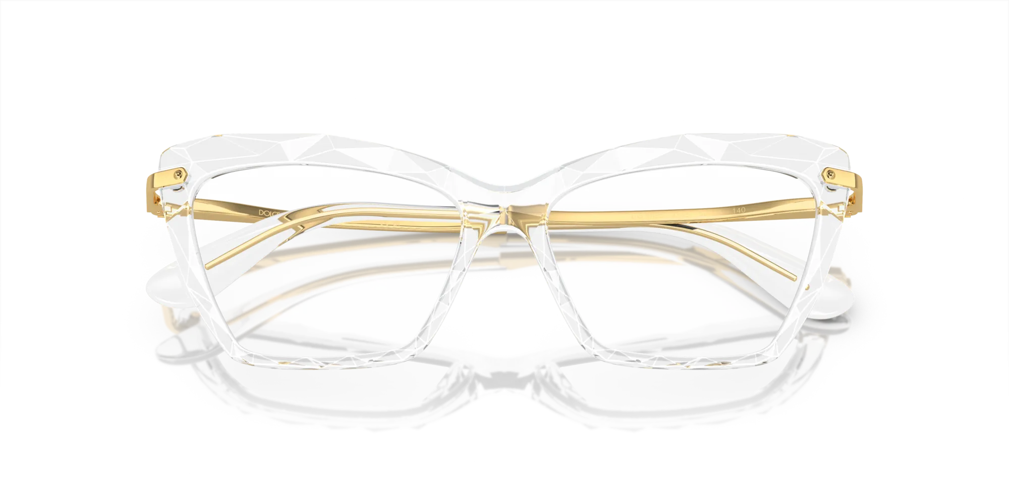 Dolce & Gabbana DG5025 3133 Montature da vista Nylon Trasparente Cat Eye Normale - immagine 2
