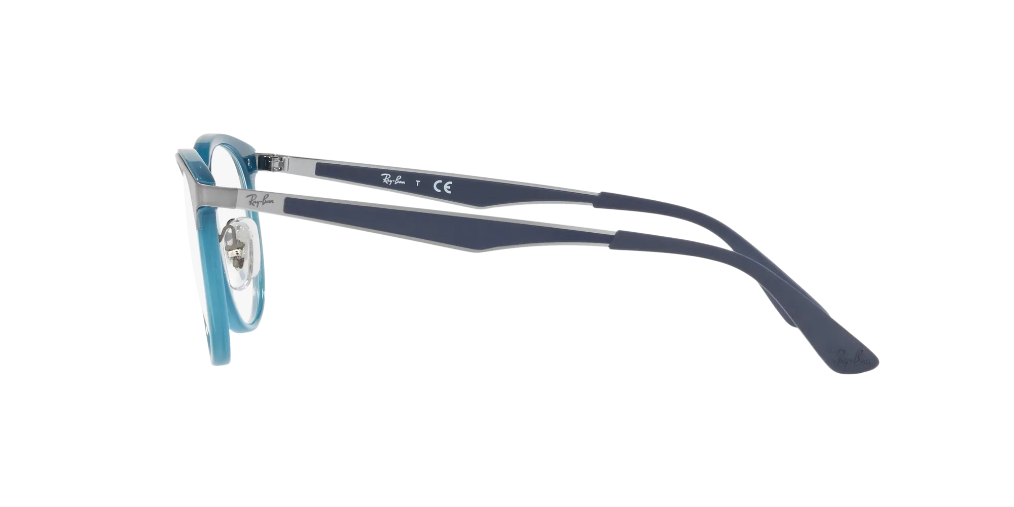 Ray - Ban RX7116 8017 Montature da vista Plastica Blu Squadrata - immagine 3