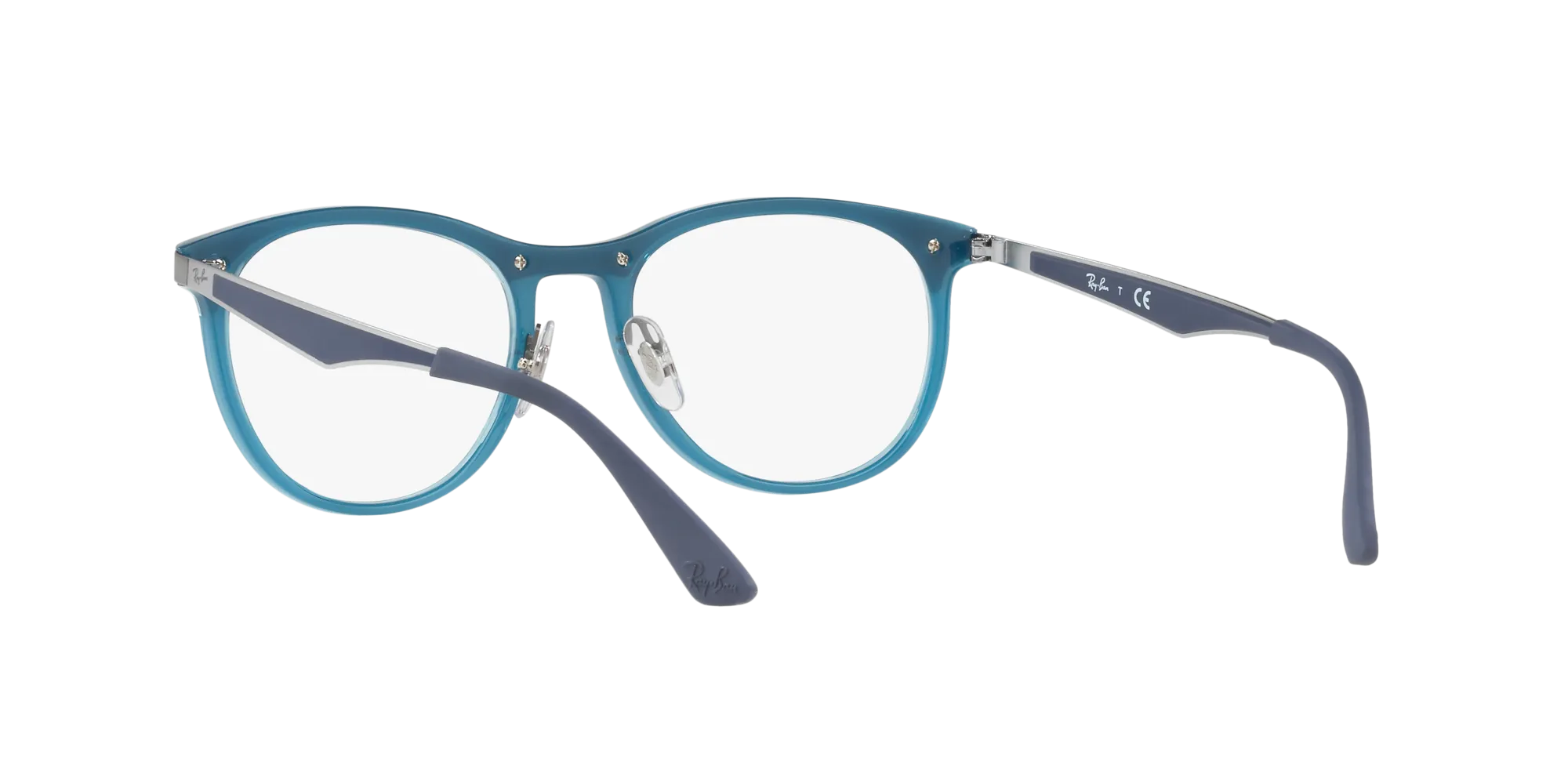 Ray - Ban RX7116 8017 Montature da vista Plastica Blu Squadrata - immagine 4