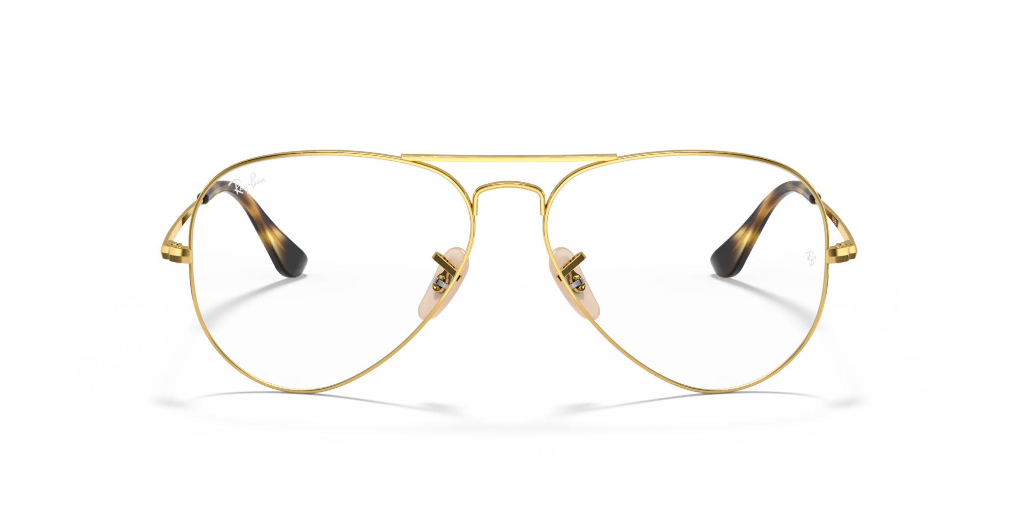 Ray - Ban RX6489 AVIATOR 2500 Montature da vista Metallo Oro Trasparente Pilot Normale - immagine 3