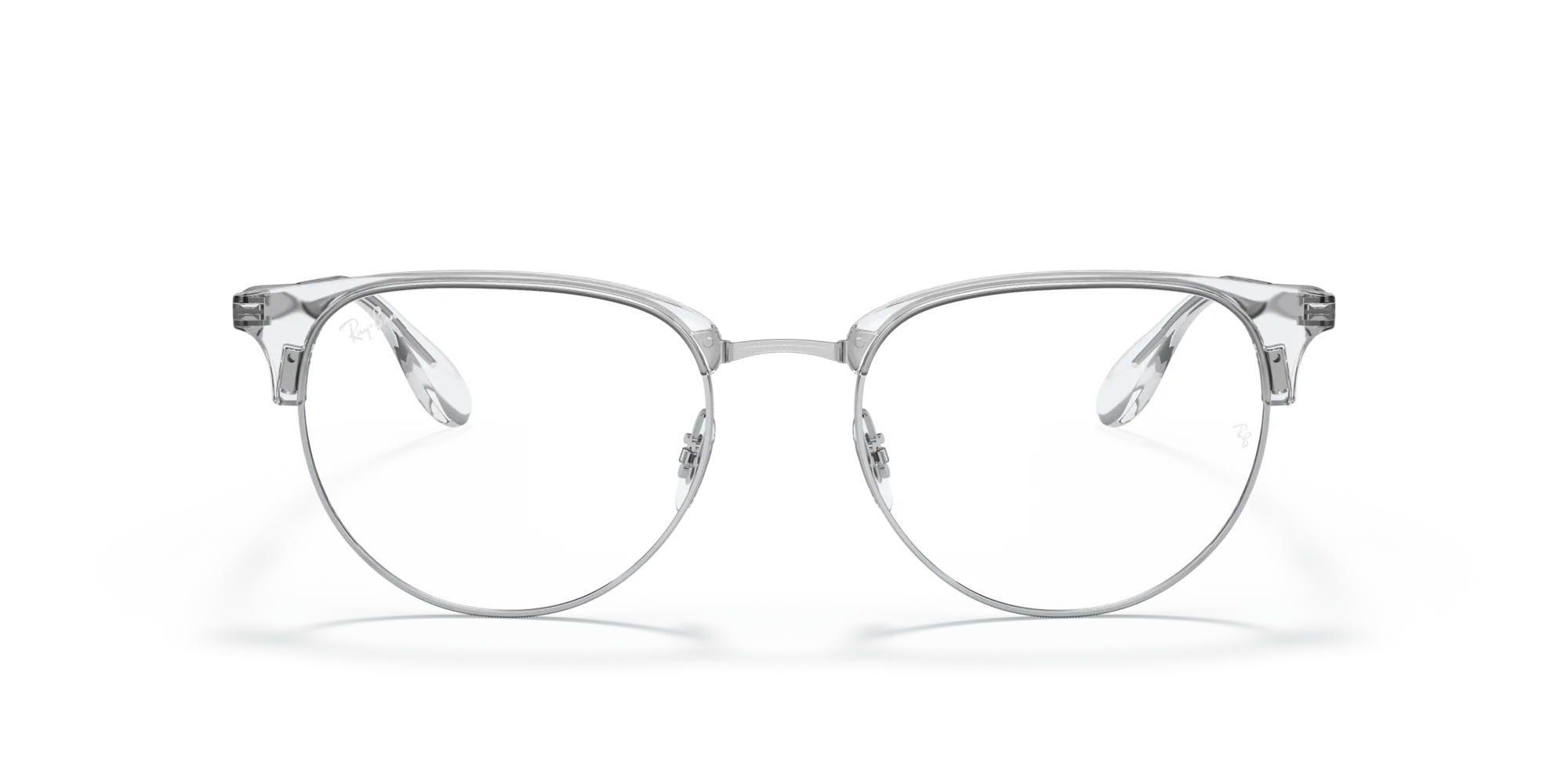 Ray - Ban RX6396 2936 Montature da vista Metallo Argento Trasparente Pantos Normale - immagine 3