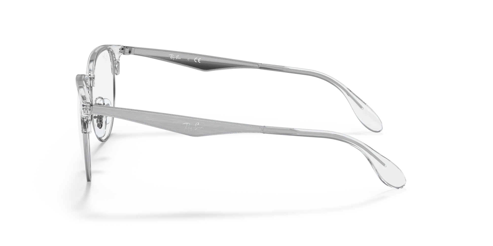 Ray - Ban RX6396 2936 Montature da vista Metallo Argento Trasparente Pantos Normale - immagine 4