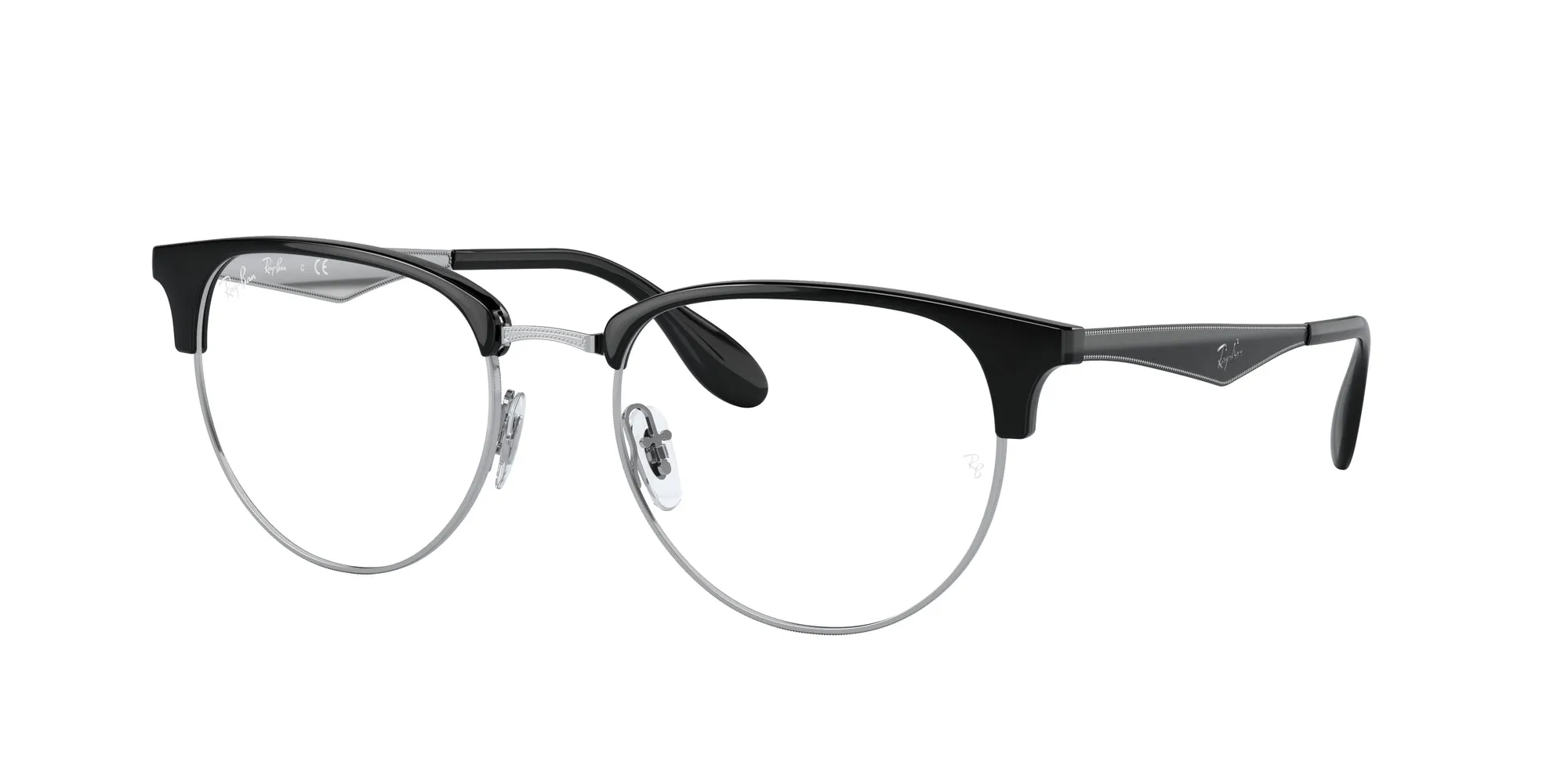 Ray - Ban RX6396 2932 Montature da vista Metallo Argento Pantos - immagine 1
