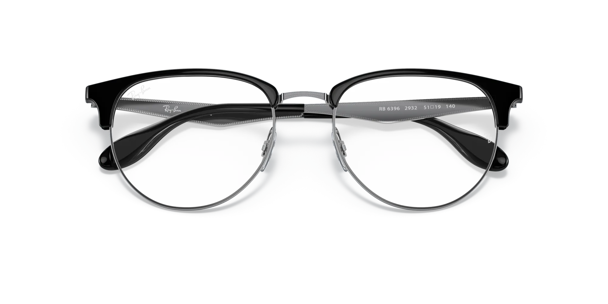 Ray - Ban RX6396 2932 Montature da vista Metallo Argento Pantos - immagine 2