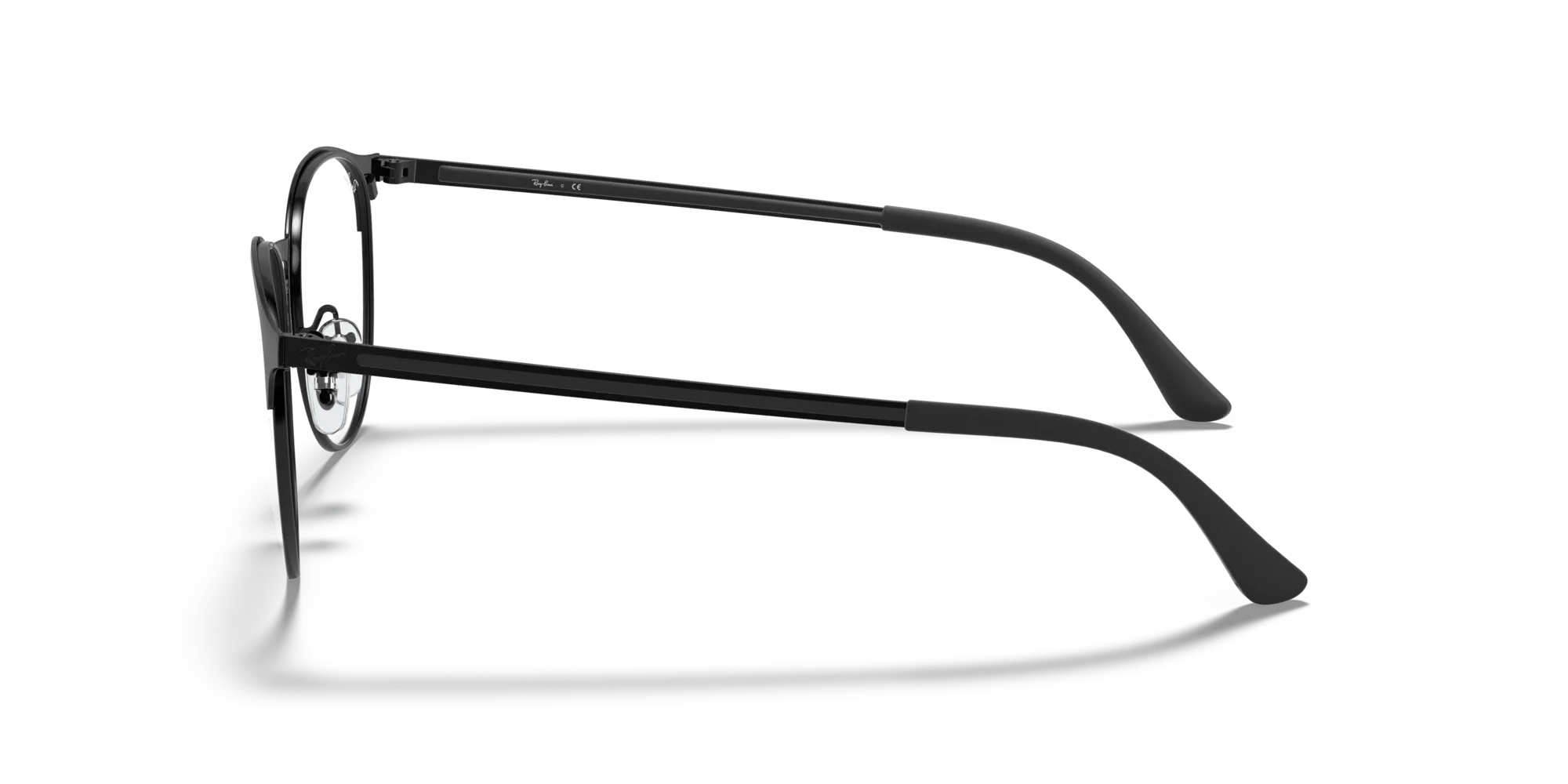 Ray - Ban RX6375 2944 Montature da vista Metallo Nero Trasparente Pantos Normale - immagine 4